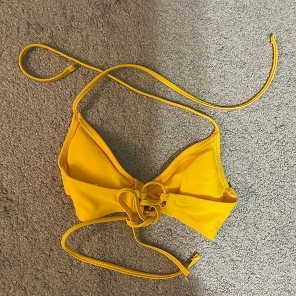 Xhilaration Yellow Bikini Top size Small - Picture 7 of 7